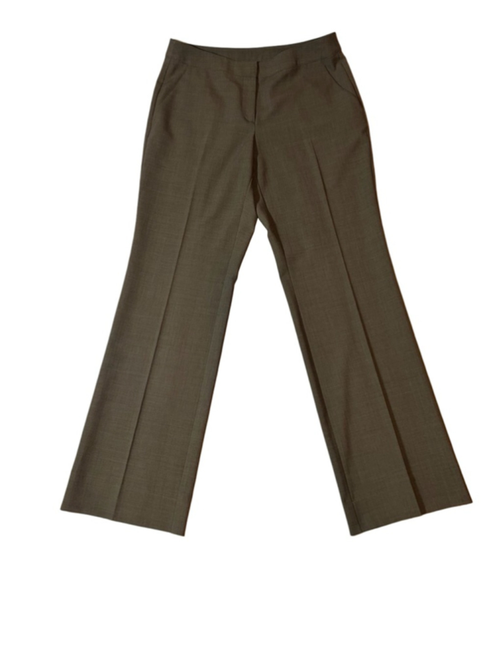 St. John Brown Straight Leg Career Dress Pants Size 6 USA